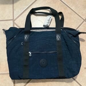 Kipling Women's Art Medium Tote Bag, Lightweight Large Weekender, Travel Handbag